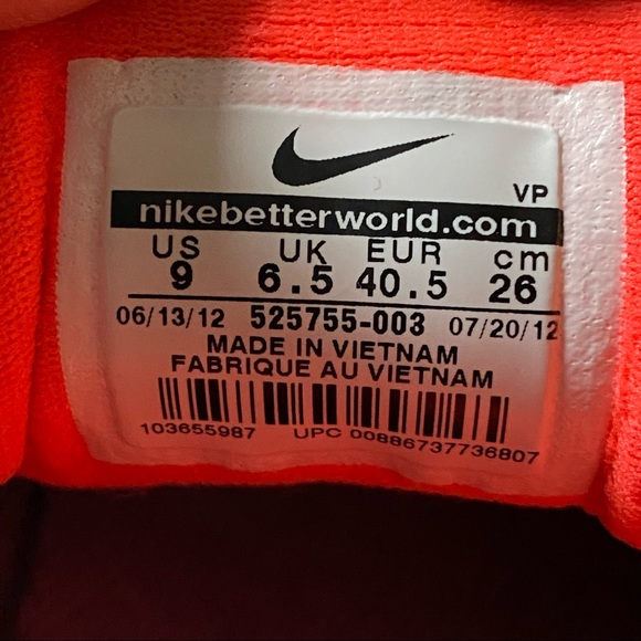 Nike Reax Run 7 525755-003 Womens Running Training Shoes Gray Pink Size 9 - Picture 8 of 8